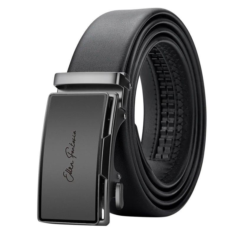 Men Belt Genuine Leather Belt for Men Automatic Belts Adjustable Waistband Business Belts 허리띠