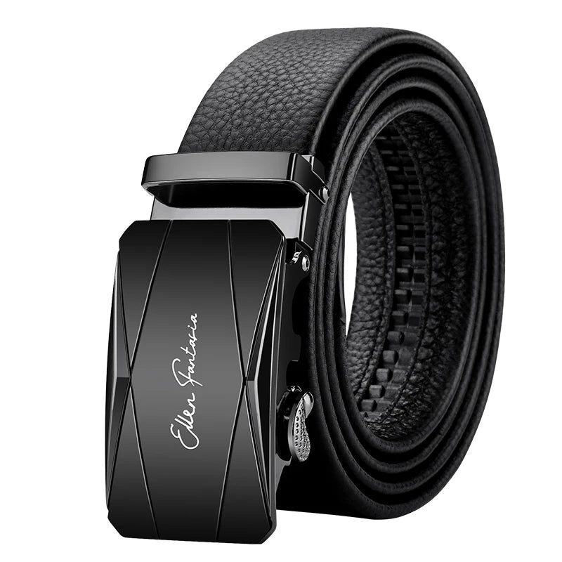 Men Belt Genuine Leather Belt for Men Automatic Belts Adjustable Waistband Business Belts 허리띠