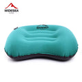 Portable Inflatable Camping Pillow - Compressible Folding Air Cushion for Outdoor Sleeping Gear