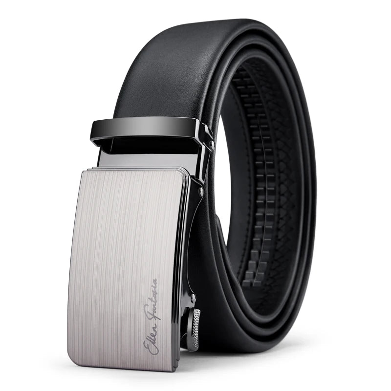 Men Belt Genuine Leather Belt for Men Automatic Belts Adjustable Waistband Business Belts 허리띠